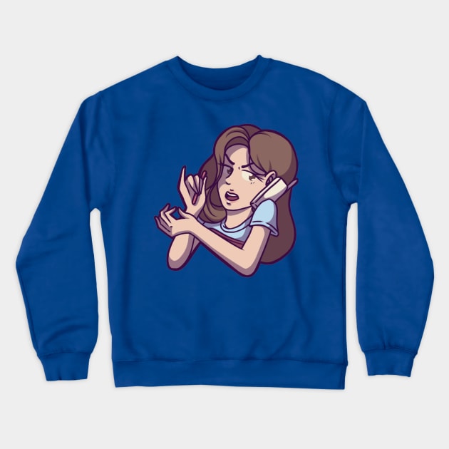 Sandi Griffin Crewneck Sweatshirt by Daria Morgendorffer